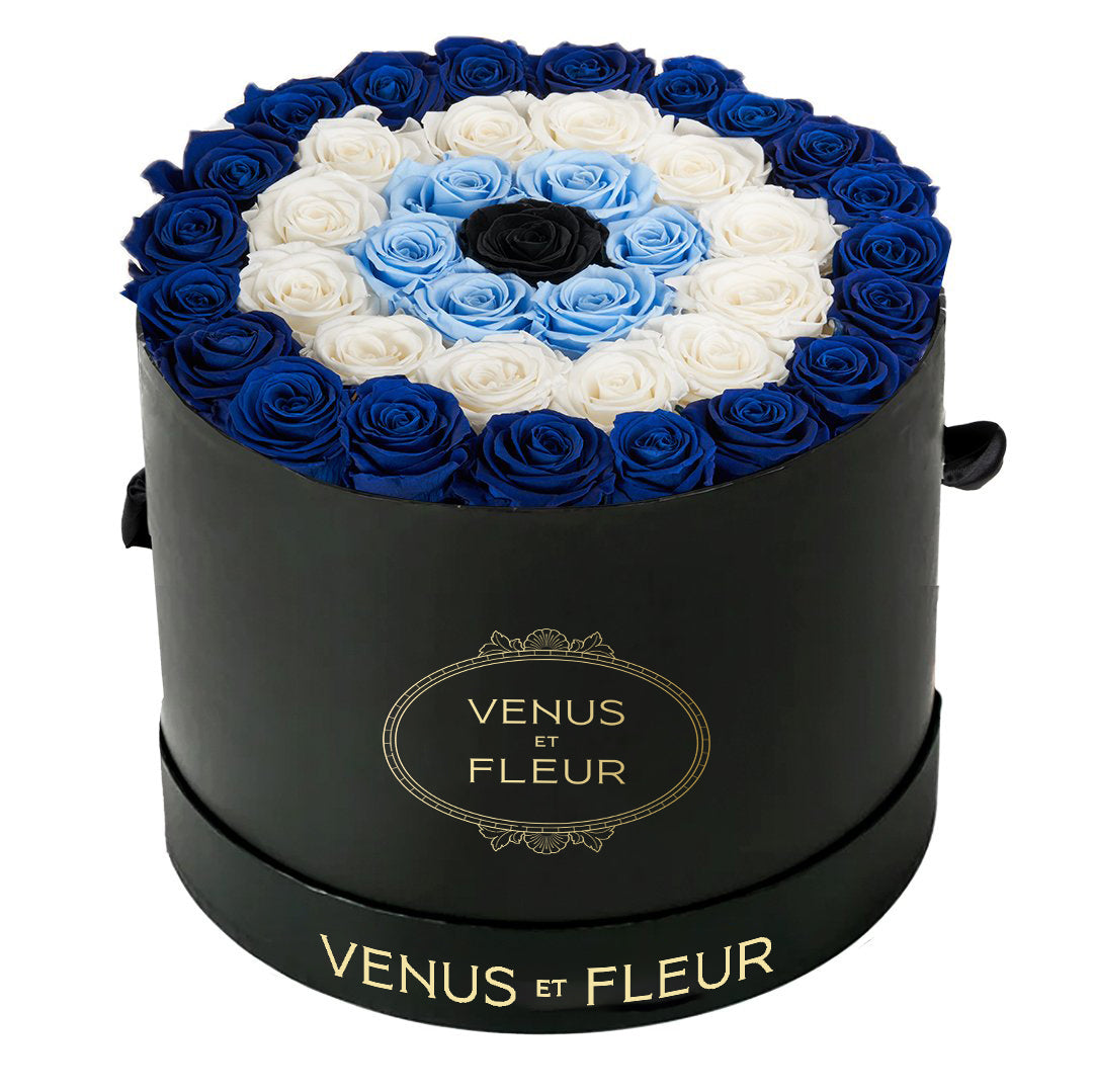 Evil Eye Symbol in Large Round Box - Venusetflleur